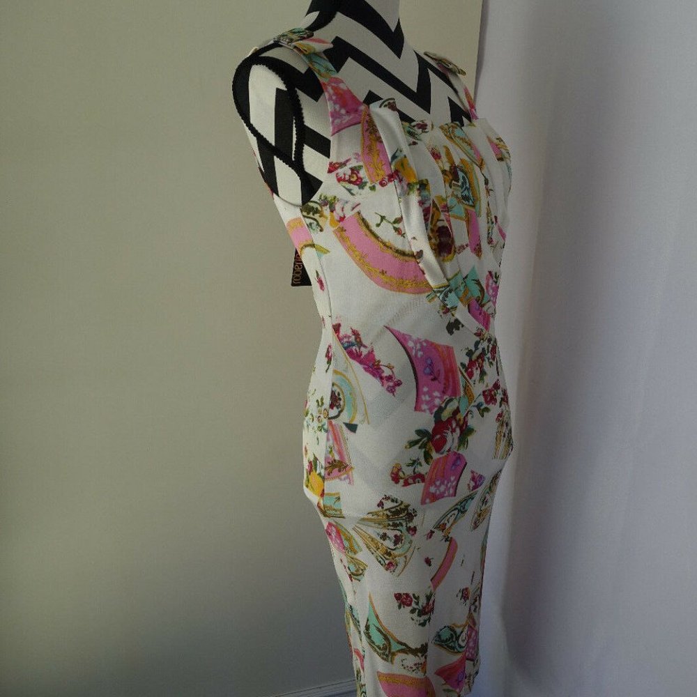 100% Authentic Roberto Cavalli Multi Color Dress